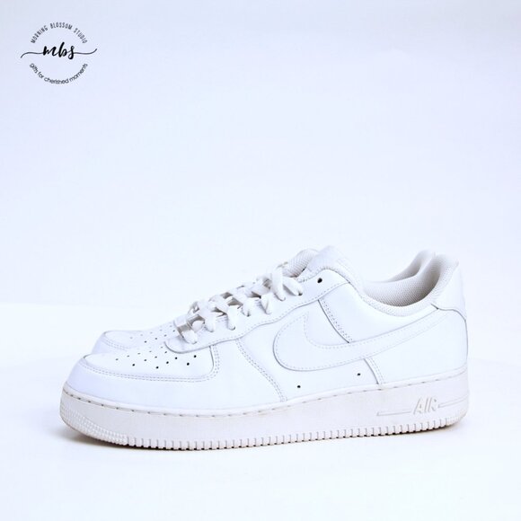Nike Air‎ Force 1 Low Top Sneakers White Men 12 main image 9
